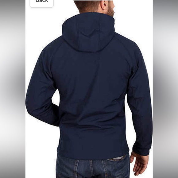Kirkland Signature Men's Fleece Lined Jacket, Blue - Picture 3 of 4